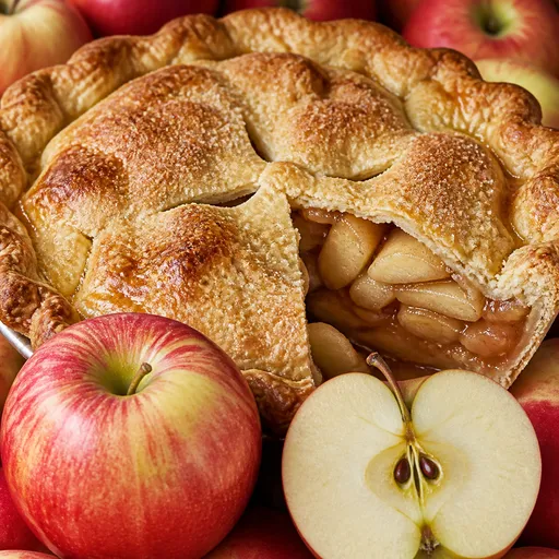 Illustration of Apple Pie as a raw material