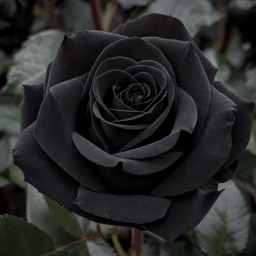 Illustration of Black Rose as a raw material