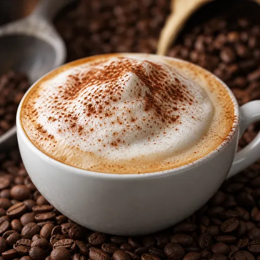 Illustration of Cappuccino as a raw material
