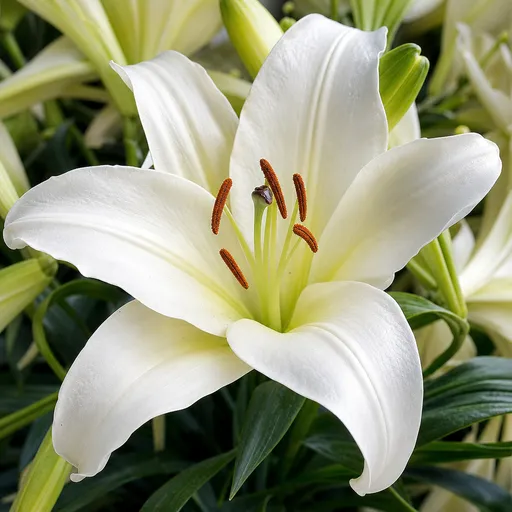 Illustration of Casablanca Lily as a raw material