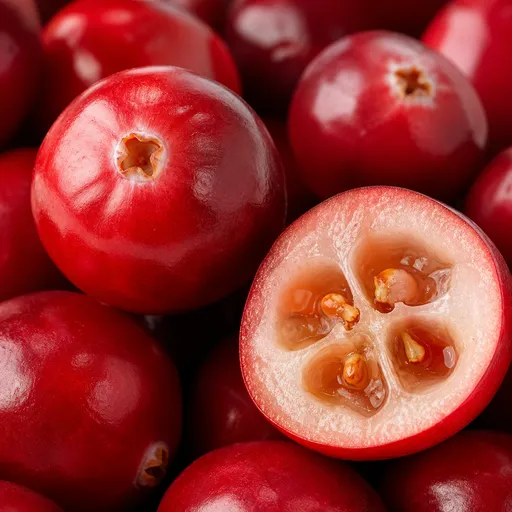Illustration of Cranberry as a raw material