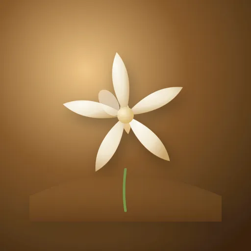 Illustration of Desert Datura Flower as a raw material