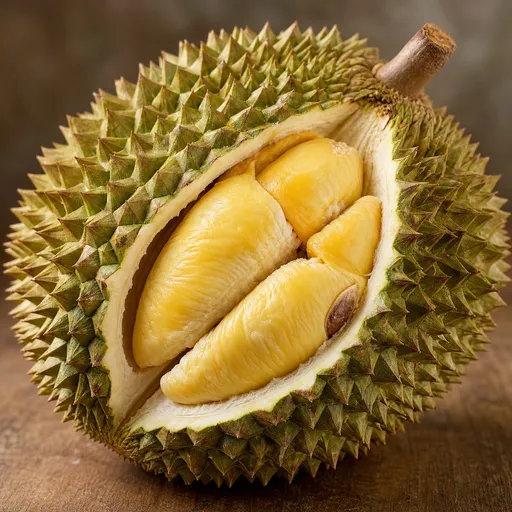 Illustration of Durian as a raw material