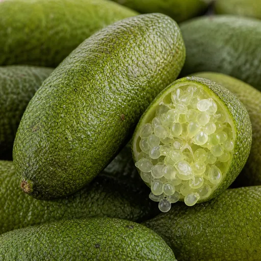 Illustration of Finger Lime as a raw material