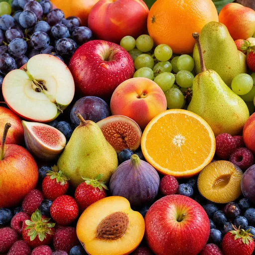 Illustration of Fruits as a raw material