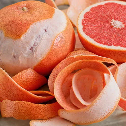 Illustration of Grapefruit Peel as a raw material