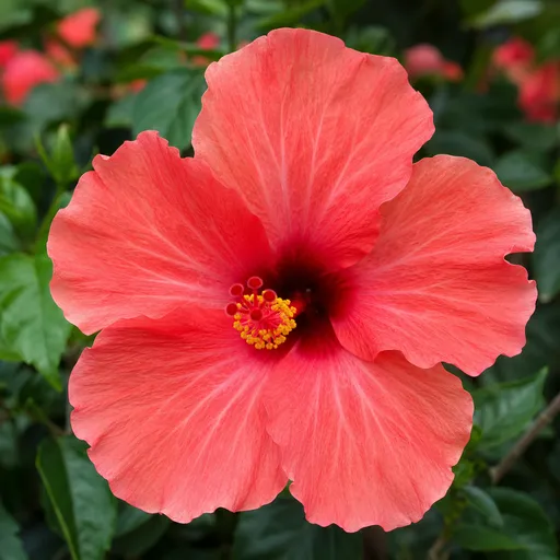 Illustration of Hibiscus Blossom as a raw material