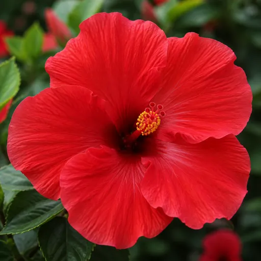 Illustration of Hibiscus as a raw material