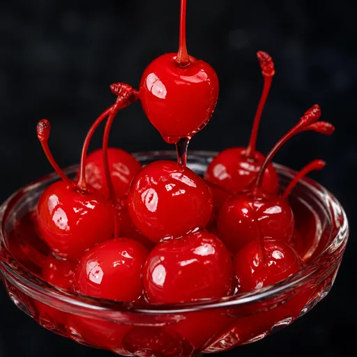 Illustration of Maraschino Cherry as a raw material