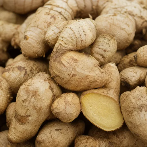 Illustration of Nigerian Ginger as a raw material