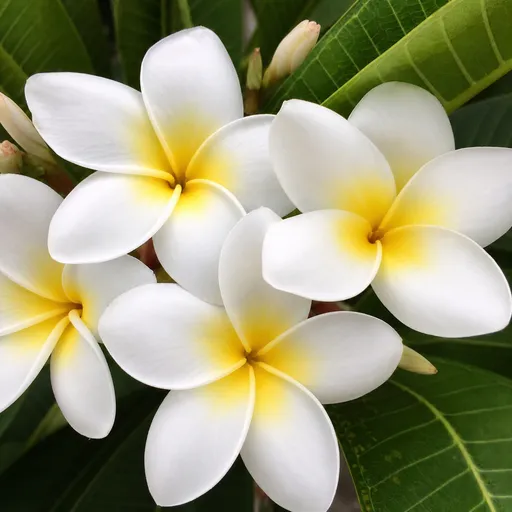 Illustration of Plumeria as a raw material