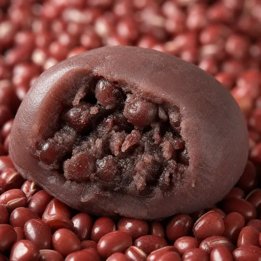 Illustration of Red Bean Paste as a raw material