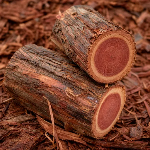 Illustration of Red Cedar as a raw material