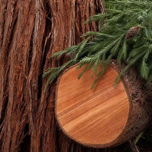 Illustration of Redwood as a raw material