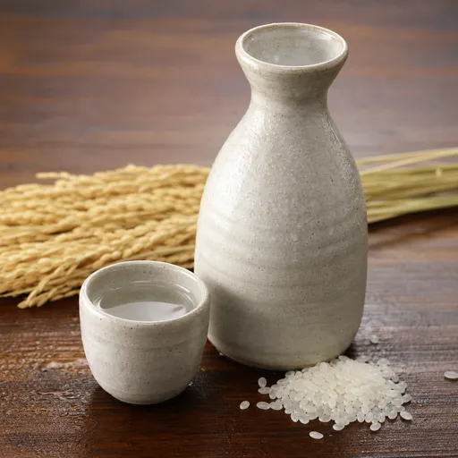 Illustration of Sake as a raw material