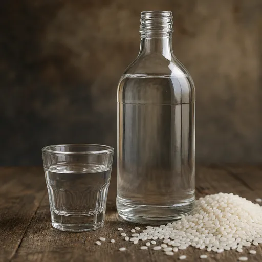 Illustration of Soju as a raw material