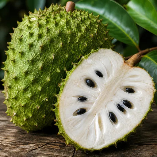 Illustration of Soursop as a raw material