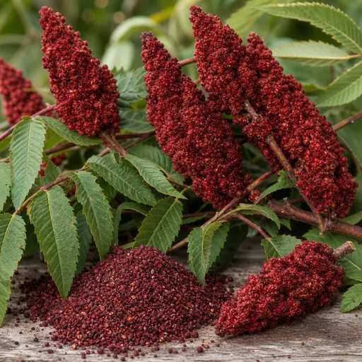 Illustration of Sumac as a raw material