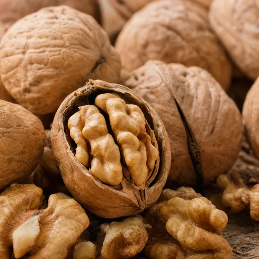 Illustration of Walnut as a raw material