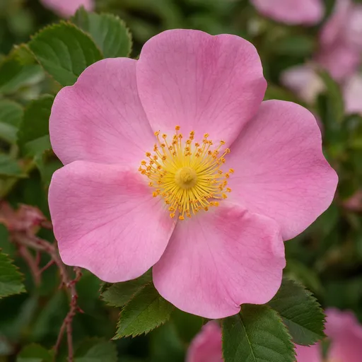Illustration of Wild Rose as a raw material