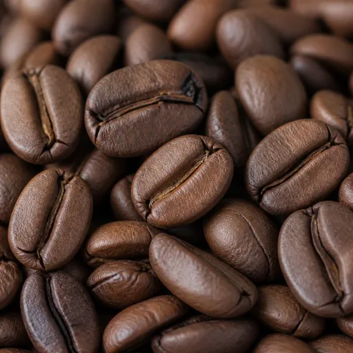 Illustration of Coffee Bean as a raw material