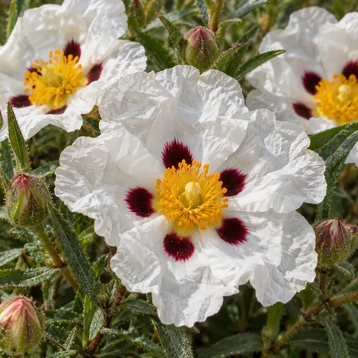 Illustration of Rockrose as a raw material