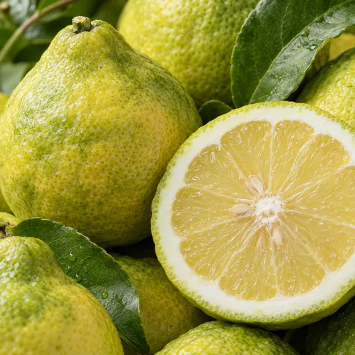 Illustration of Bergamot Calabria as a raw material