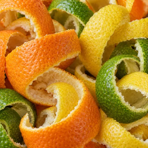 Illustration of Citrus Peel as a raw material
