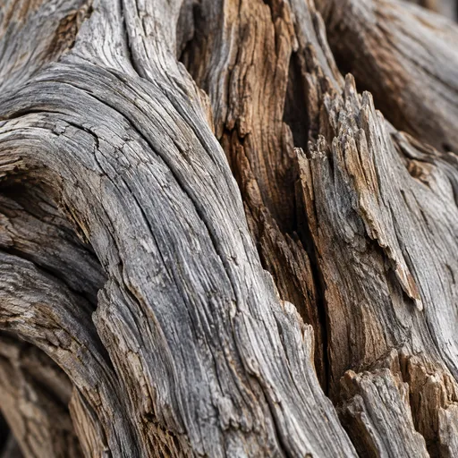 Illustration of Old Wood as a raw material