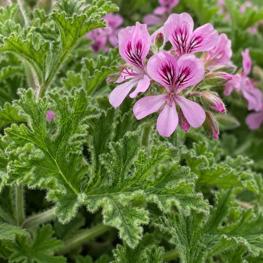 Illustration of Geranium Absolute as a raw material