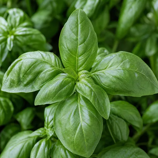 Illustration of Grand Vert Basil as a raw material