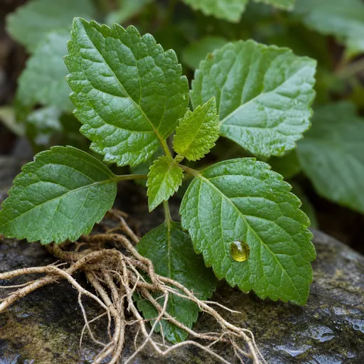 Illustration of Indonesian Patchouli Oil as a raw material