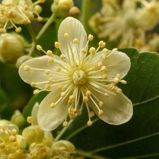 Illustration of Linden Flower as a raw material