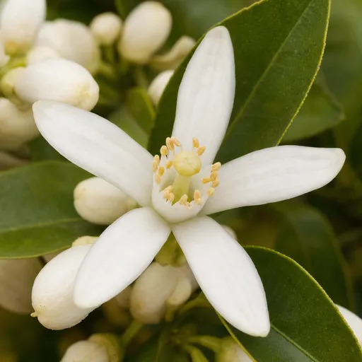 Illustration of Orange Blossom Absolute from Tunisia as a raw material